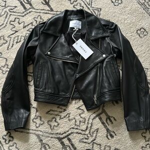 FRAME leather jacket